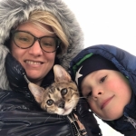 Baby Son, Savannah, F-3C, Brown Spotted Male, DOB 9-26-18