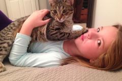 Marigny Savannah F-6A Brown Spotted female DOB 9-29-14